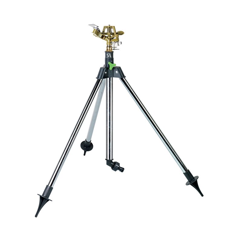 Aspersore metallo su treppiede